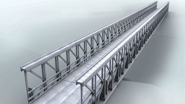 Delta Assembly Modular Steel Bridge Double Lane With Concrete Deck
