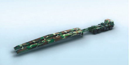 Equipo de Rescate de Emergencia Puente Mecanizado de 21m de Largo con Carga sobre Orugas de 60t de Capacidad y Operación por Control Remoto para Despliegue