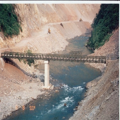 El panel compacto portátil Bailey Bridge For 60t siguió la carga en la anchura de los 4.2m