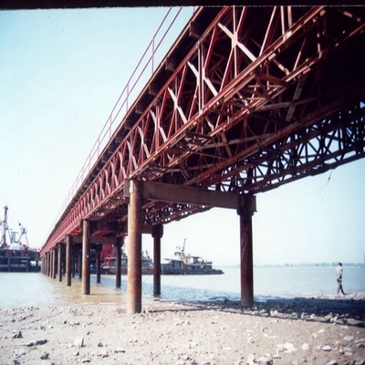 estructura de acero 60t Bailey Type Bridge Launching Tools de los 4.2m