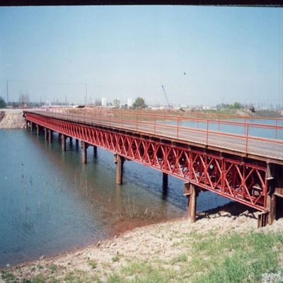 Altura de acero galvanizada del panel de Bailey Bridge With 1448m m